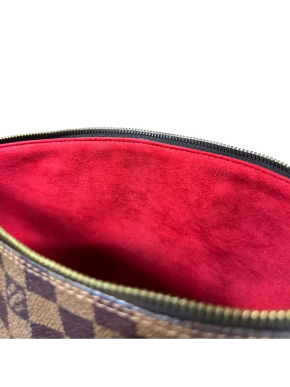Louis Vuitton Saleya PM Damier Handbag Canvas Brown